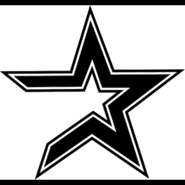 Black Star Houston Astros Logo