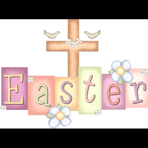 Colorful Religious Easter Free Illustration