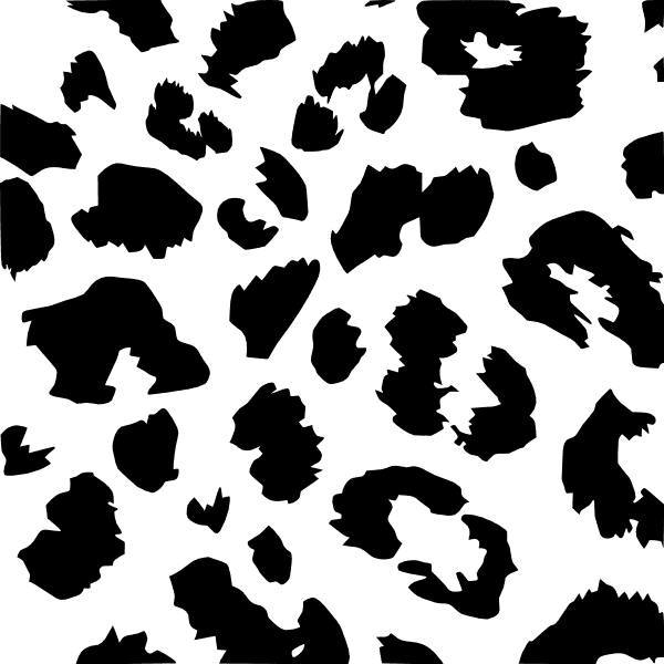 Large Leopard Spots In Black
