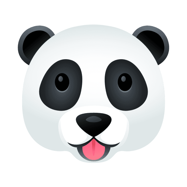 Panda Free Smiling Face