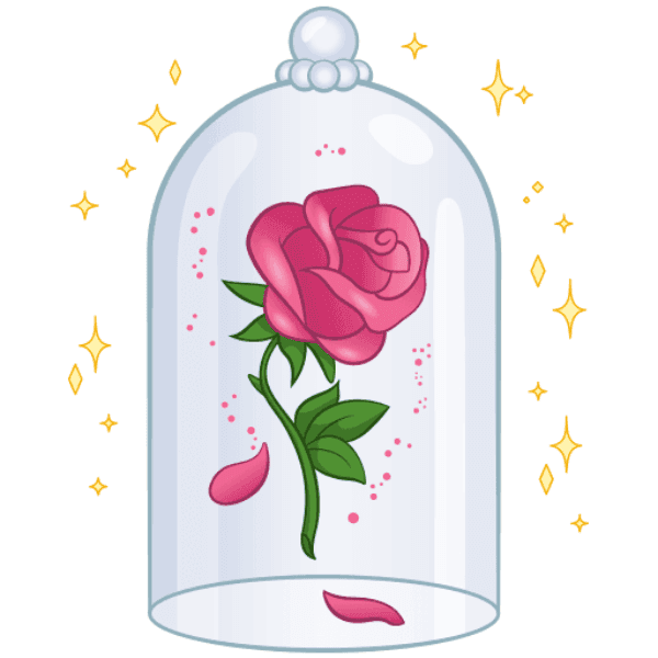 Sparkling Beauty And The Beast Rose