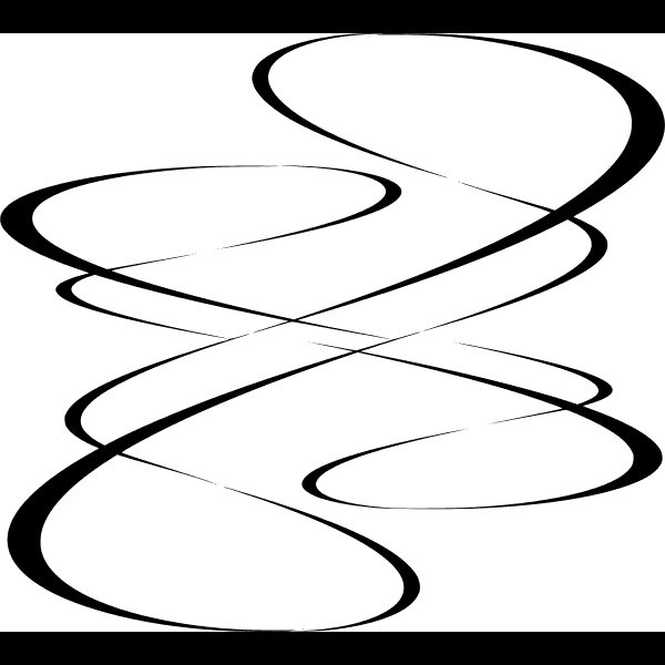 Swirl Line Scribble Design