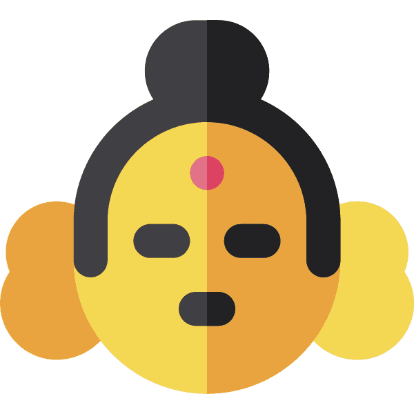 Yellow Buddha Head