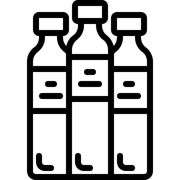 3-piece Free Water Bottle Label