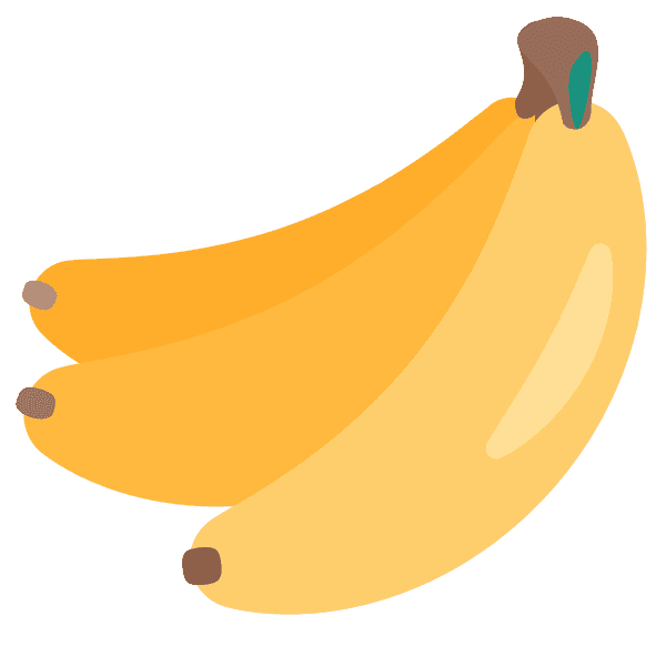 3-piece Yellow Banana