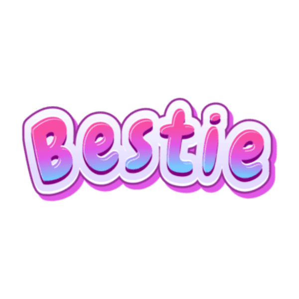 Aesthetic Girly Besties Logo