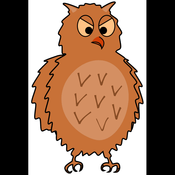 Angry Brown Owl Free