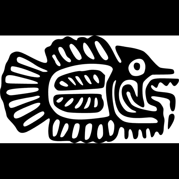 Aztec Free Fish Artwork