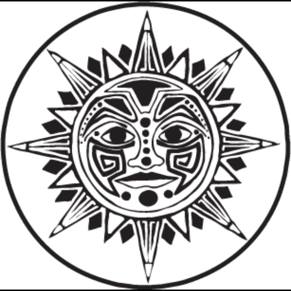 Aztec Free Sun Art Design