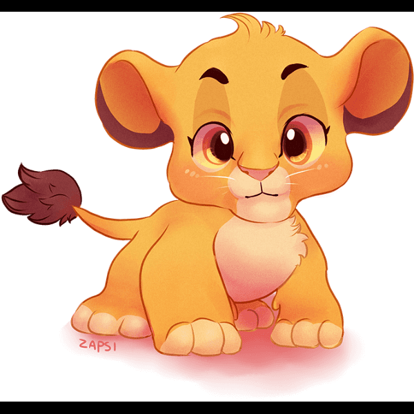 Baby Cartoon Simba