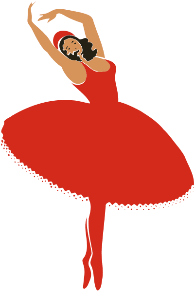 Ballet Dancer All-red Outfit