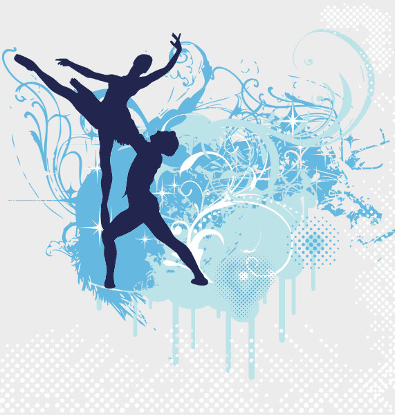 Ballet Dancers Illustration