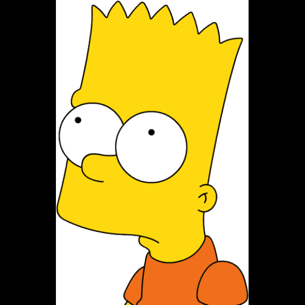 Bart Simpson Face