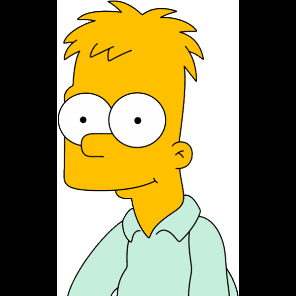 Bart Simpson Messy Hair