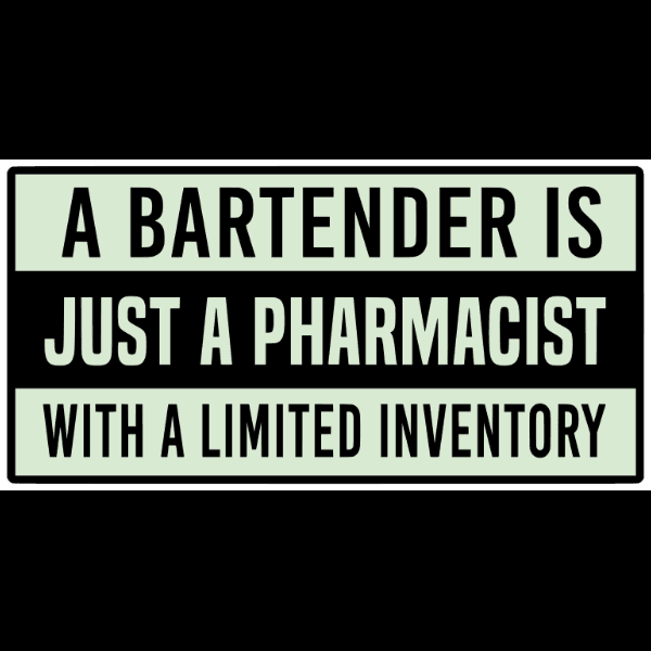 Bartender Funny Bumper Sticker Funny Car Decals