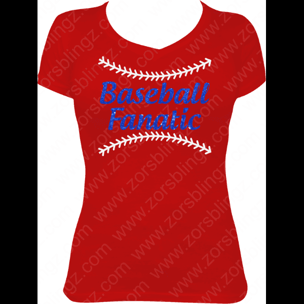 Baseball Laces Red Shirt