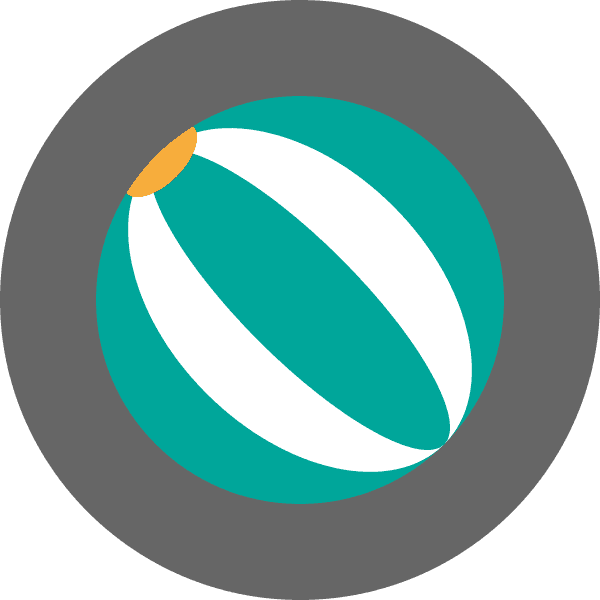 Beachball Gray Icon