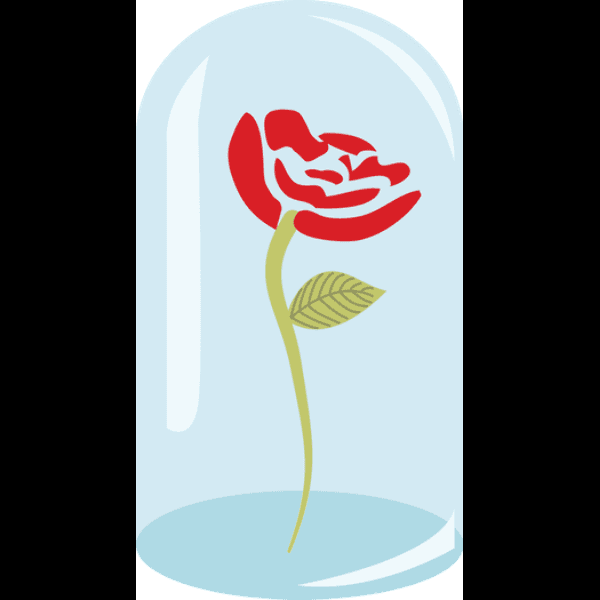 Beauty And The Beast Rose Art