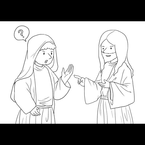 Biblical Jesus Arguing