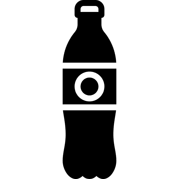 Black And White Free Water Bottle Label