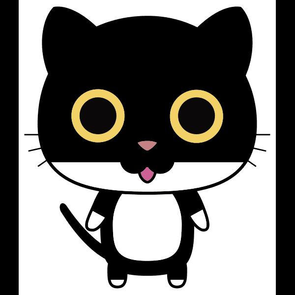 Black Athropomorphic Kitten
