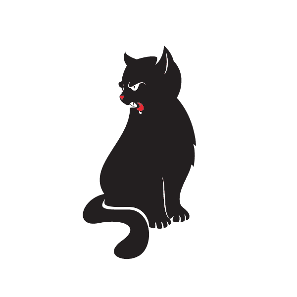 Black Cat Growling