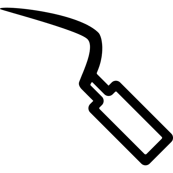 Black Dental Excavator