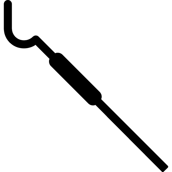 Black Dental Probe