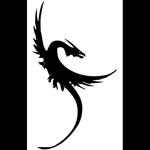 Black Dragon Decal