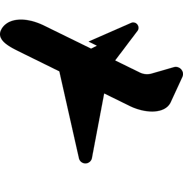 Black Flying Airplane Free Illustration