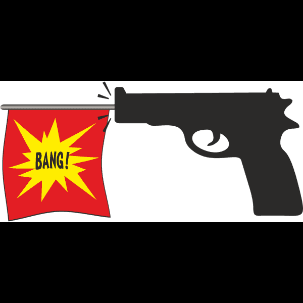 Black Gun Flag