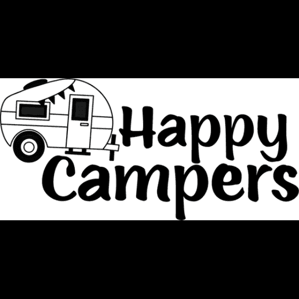Black Happy Campers Free Van