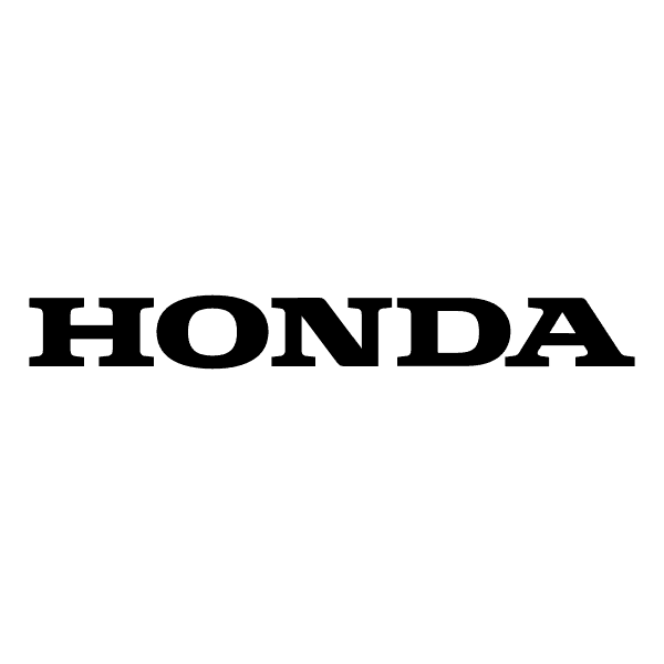 Black Honda Font Logo