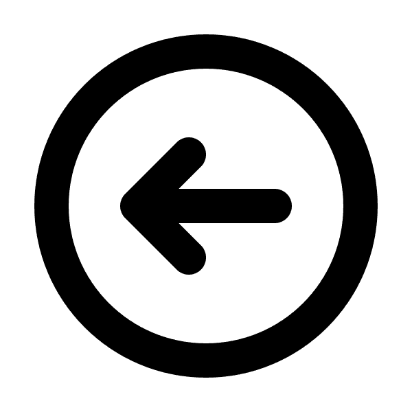 Black Left Arrow Circle Free