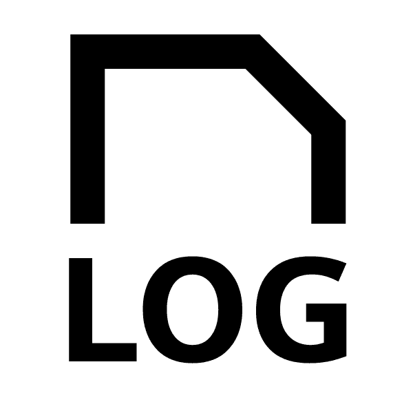 Black Log Icon