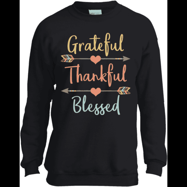 Black Long Sleeve Thanksgiving Shirt