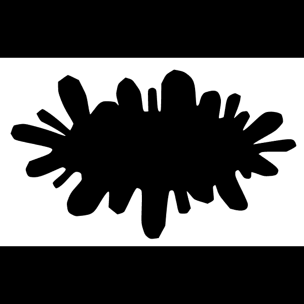 Black Paint Splat Clip Art