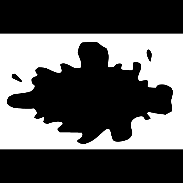 Black Paint Splat Clipart