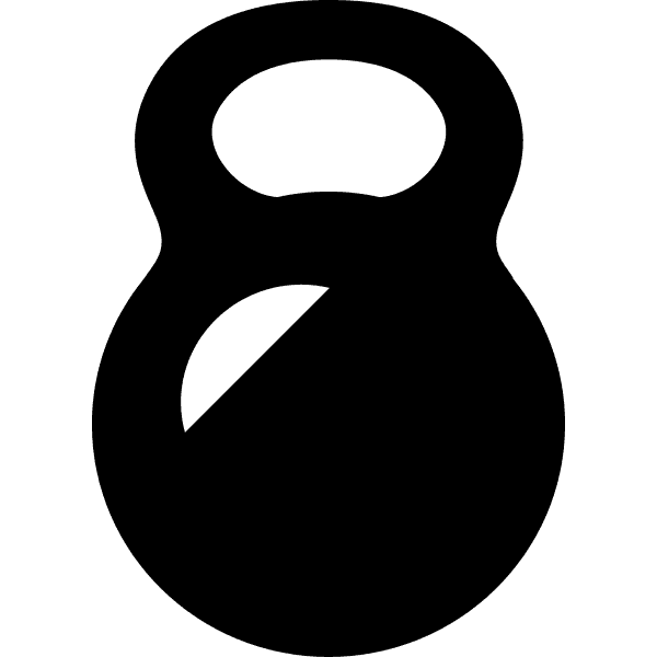 Black Round Dumbbell Weights
