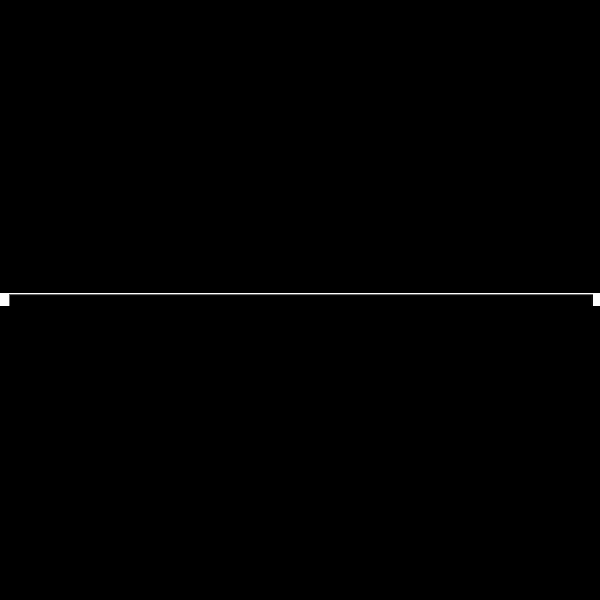 Black Straight Line