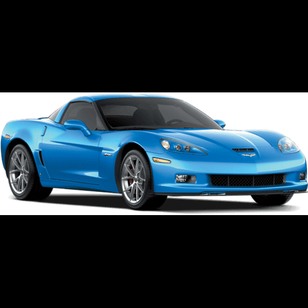 Blue Chevrolet Corvette Zr1