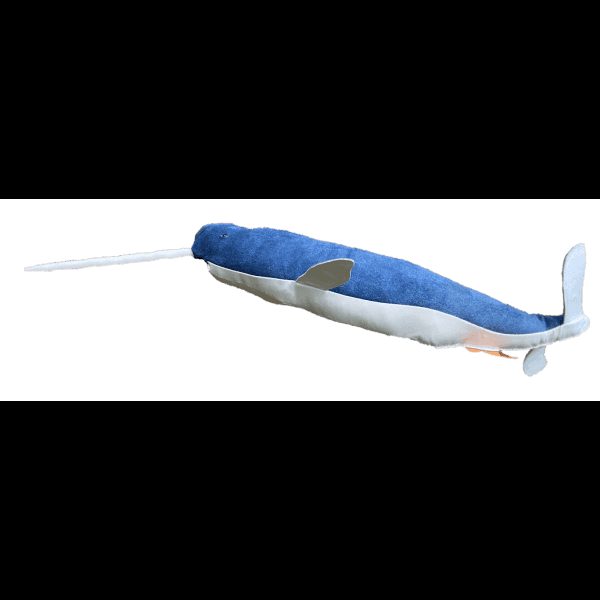Blue Narwhal Plushie
