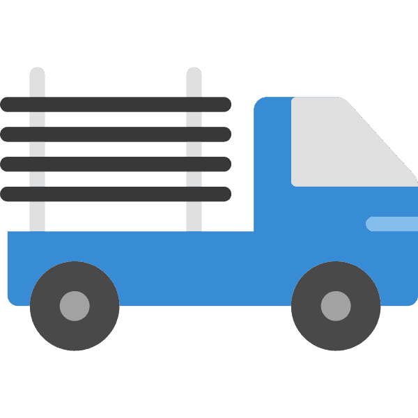 Blue Pickup Truck Clipart