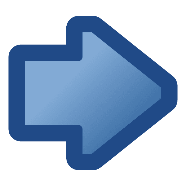 Blue Right Free Arrow