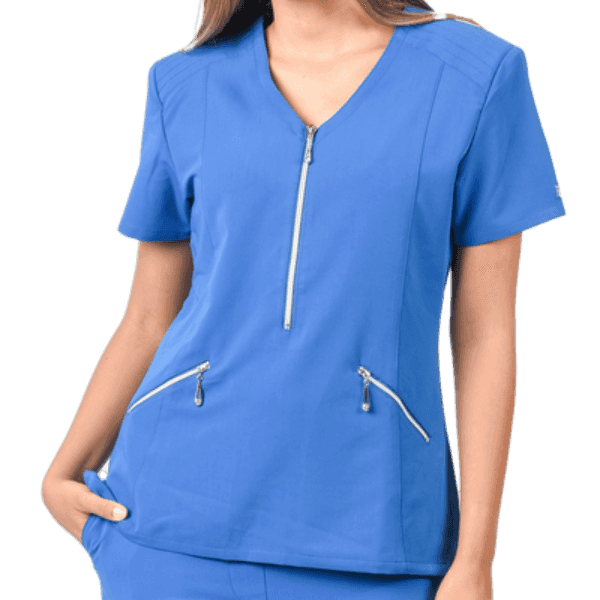 Blue Scrubs With Pockets