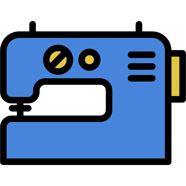 Blue Sewing Machine