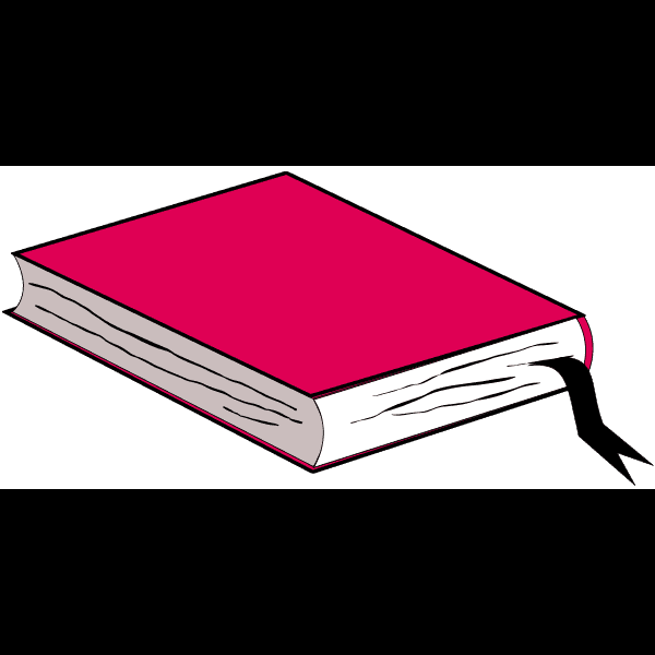 Bookmark On Pink Book