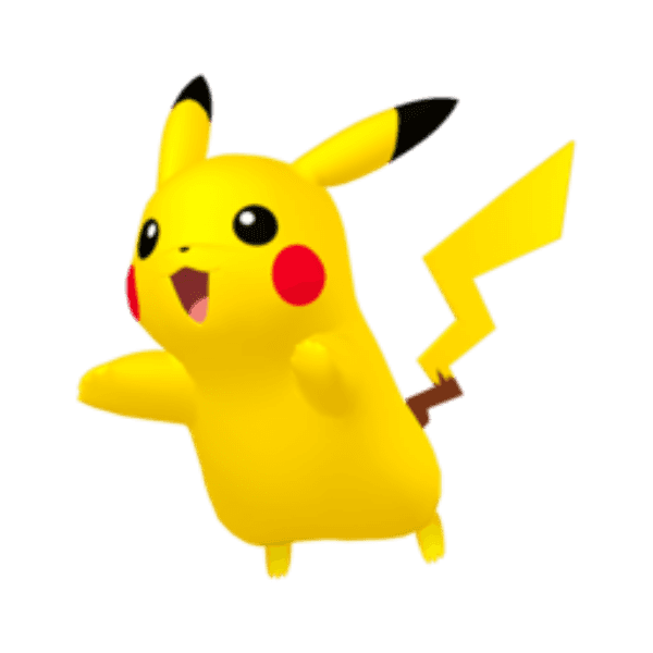 Bright Yellow Pikachu Free Clipart