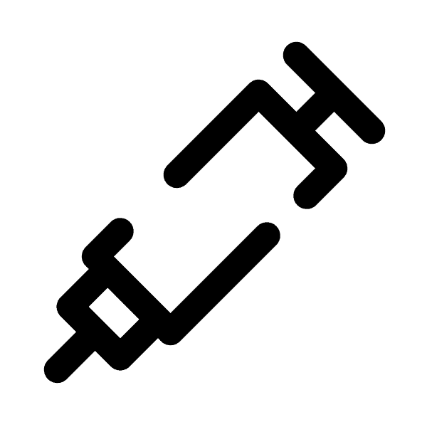 Broken Rectangular Syringe