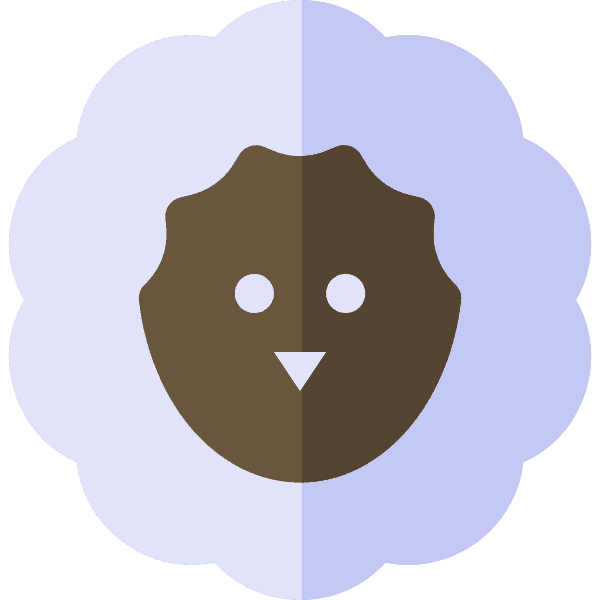 Brown And Blue Sheep Head